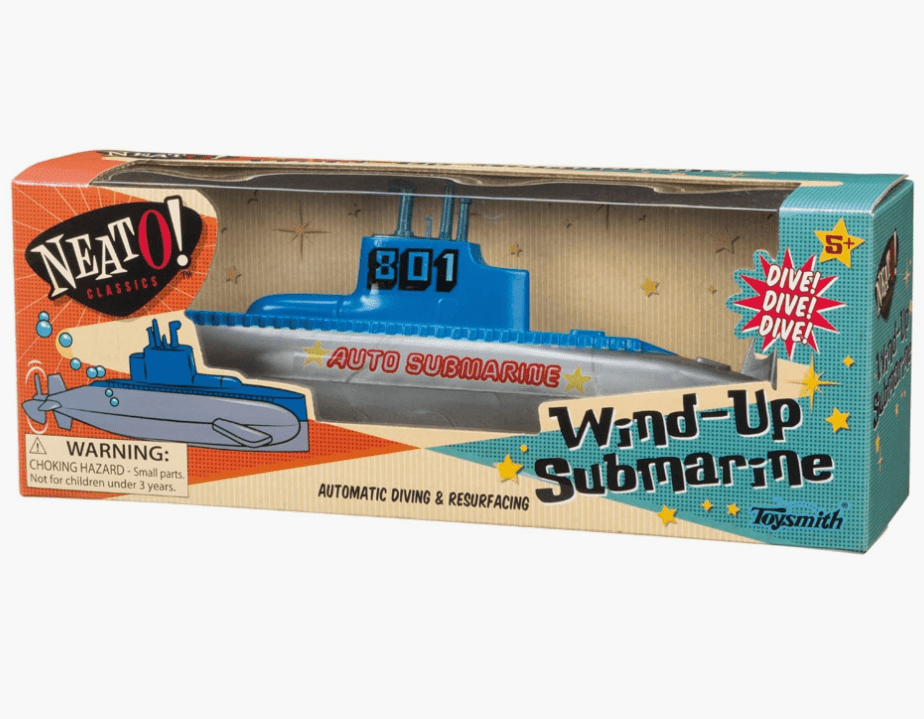 Wind Up Diving Submarine