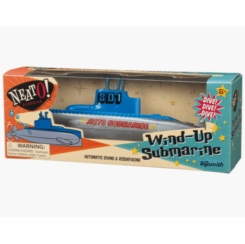 Wind Up Diving Submarine