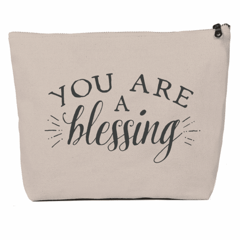 You Are A Blessing Makeup Bag