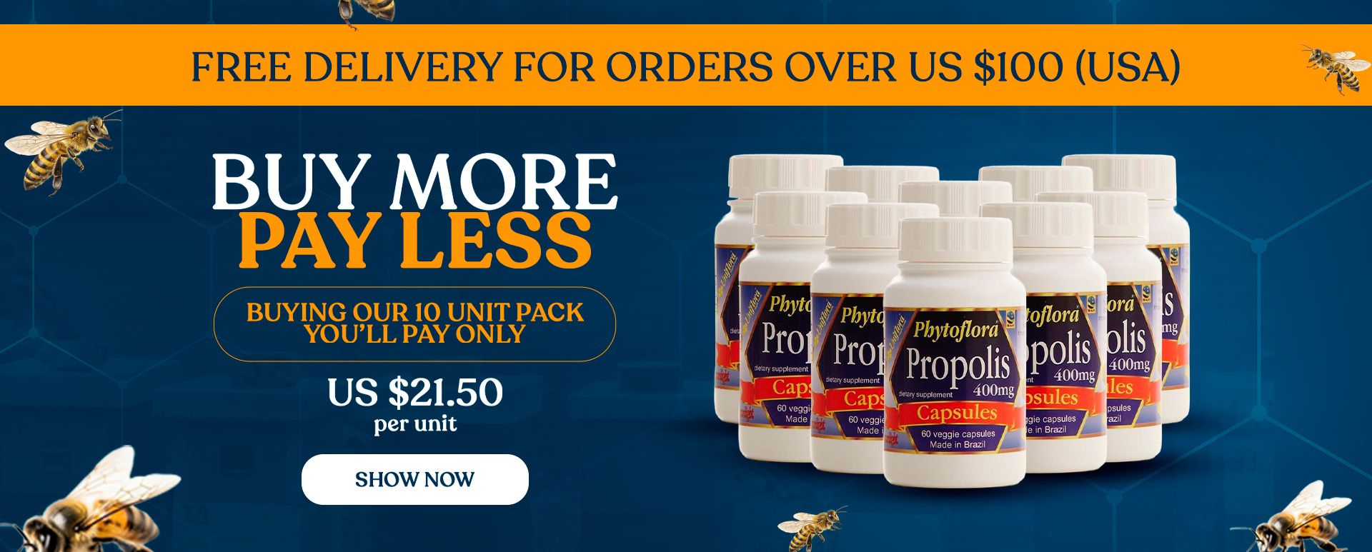 Brazilian Green Bee Propolis Extracts