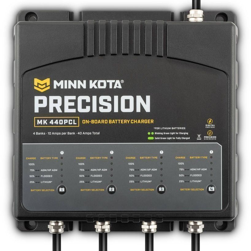Minn Kota MK330D Digital Charger 3 Bank 10 Amps