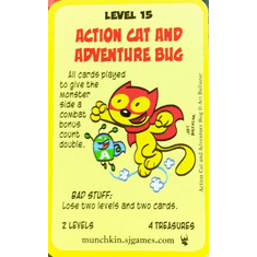 ACTION CAT SUPER MUNCHKINS Chase Card