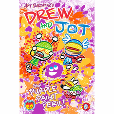 DREW and JOT Book 2: The Purple Paint Peril! (200 pages) softcover