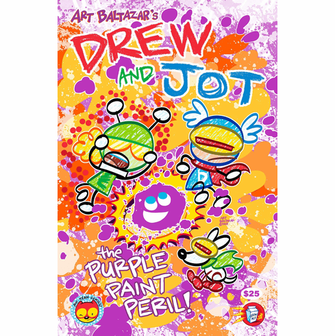 DREW and JOT Book 2: The Purple Paint Peril! (200 pages) softcover