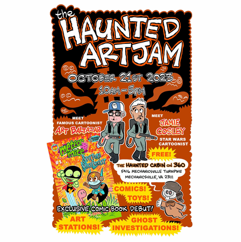 Halloween ARTJAM poster