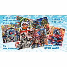 Mini Painting Print Cards Series 1: STAR WARS