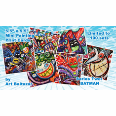 Mini Painting Print Cards Series 2: BATMAN