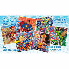 Mini Painting Print Cards Series 4: DC Comic