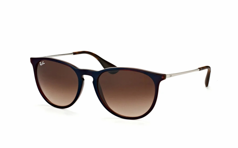 Ray-Ban Erika RB 4171 6315 Sunglasses - Blue / Havana / Silver