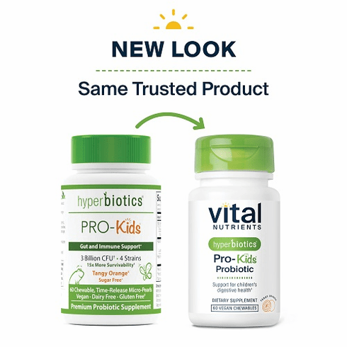 Vital Nutrients Hyperbiotics Pro-Kids Probiotic 60ct