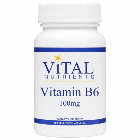 Vital Nutrients Vitamin B6 100Mg - 100 caps