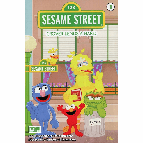 123 Sesame Street: Grover Leds A Hand # 1 (Variant)