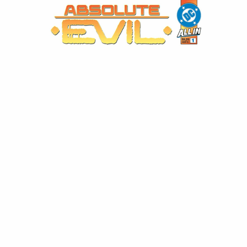Absolute: Evil # 1 (Blank Variant)