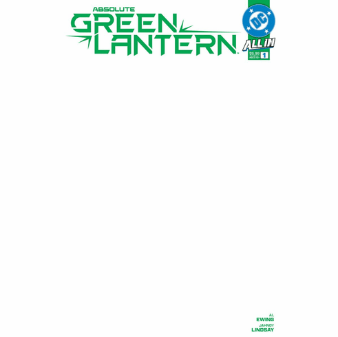 Absolute: Green Lantern # 1 (Blank Variant)