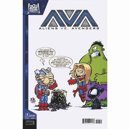 Aliens Vs. Avengers #1 (Young Variant)