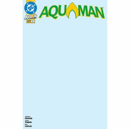 Aquaman # 1 (Blank Variant)