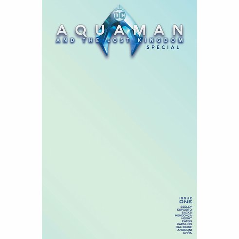Aquaman And The Lost Kingdom # 1 Special (Blank Variant)