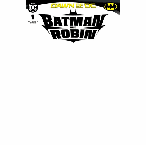 Batman And Robin # 1 (Blank Variant)
