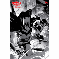 Batman And Robin # 1 (Incentive B&W Variant)