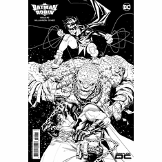 Batman And Robin # 2 (Incentive B&W Variant)