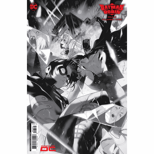 Batman And Robin # 3 (Incentive B&W Variant)