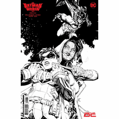 Batman And Robin # 4 (Incentive B&W Variant)