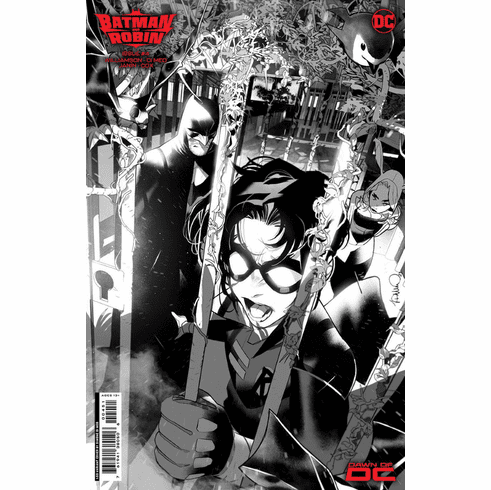 Batman And Robin # 4 (Incentive B&W Variant)