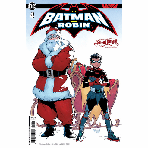 Batman And Robin # 4 (Santa Variant)
