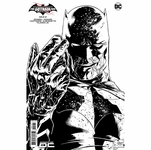 Batman / Catwoman: The Gotham War, Battle Lines # 1 (Incentive B&W Variant)