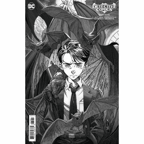 Batman Detective Comics # 1075 (Incentive B&W Variant)
