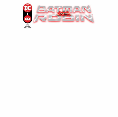 Batman Vs. Robin # 1 (Blank Variant)