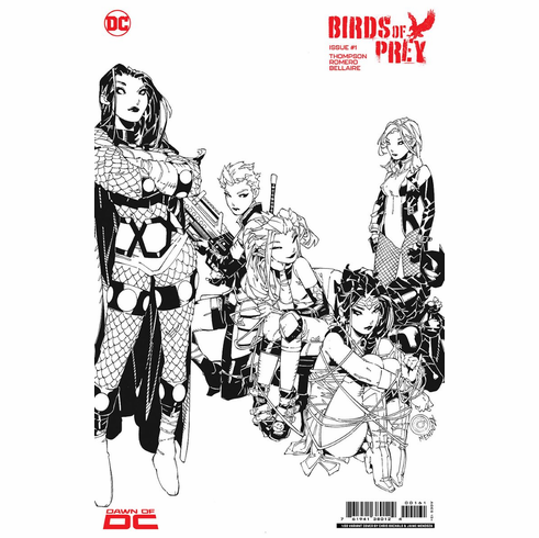 Birds Of Prey # 1 (Incentive B&W Variant)