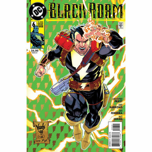 Black Adam # 6 (90s Cover Month Variant)