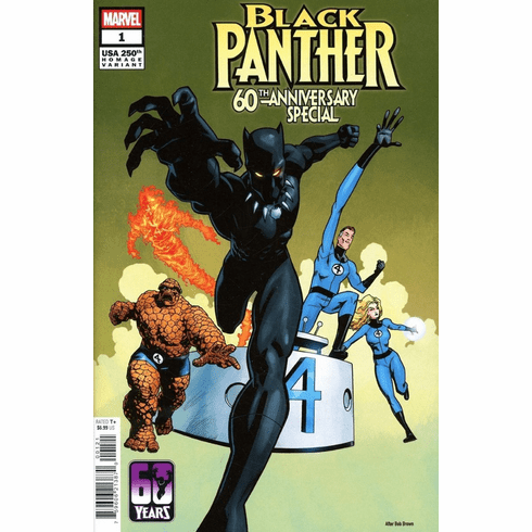 Black Panther: 60th Anniversary Special # 1 (U.S.A. 250th Homage Variant)