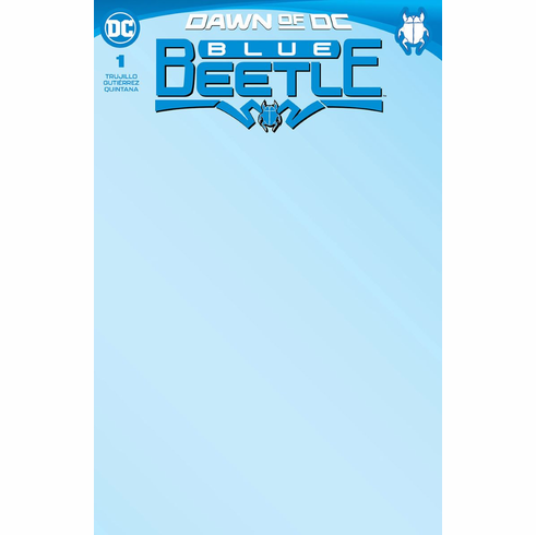 Blue Beetle # 1 (Blank Variant)