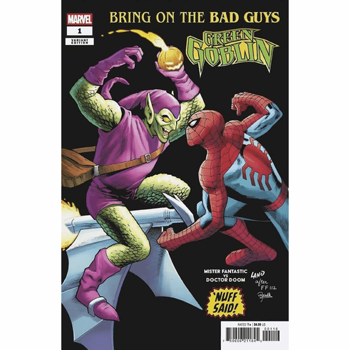 Bring On The Bad Guys Green Goblin # 1 (Nuff Said Incentive Variant)