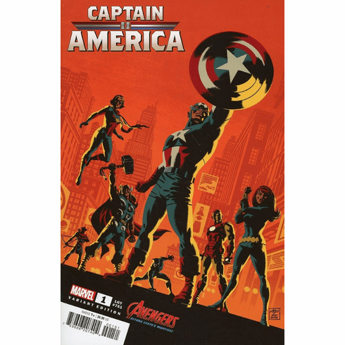 Captain America # 1 (Avengers 60th Anniversary Variant)