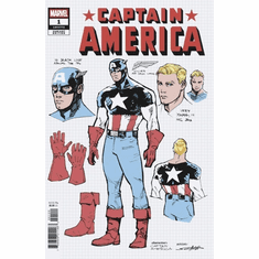 Captain America # 1 (Incentive Design Variant)