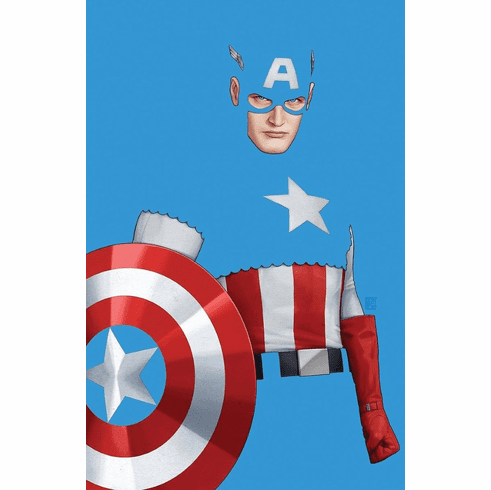 Captain America # 2 (Negative Space Virgin Variant)