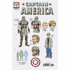 Captain America # 3 (Incentive Design Variant)