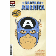 Captain America # 3 (Retro Halloween Mask Variant)