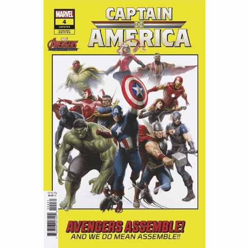 Captain America # 4 (Avengers 60th Anniversary Variant)