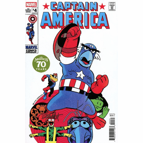 Captain America # 4 (The Muppets 70 Years Variant)