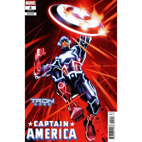 Captain America # 4 (Tron Ares Variant)