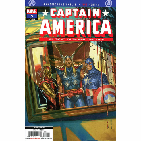 Captain America # 5 (2nd Print)