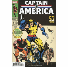 Captain America # 5 (Wolverine 50th Anniversary Variant)