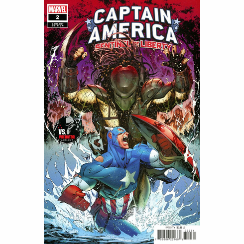 Captain America: Sentinel Of Liberty # 2 (Vs. Predator Variant)