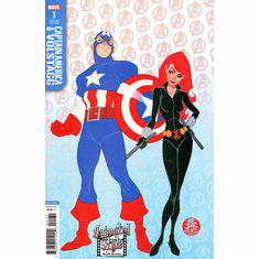 Captain America & Volstagg # 1 (Animated-Style Variant)