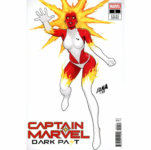 Captain Marvel: Dark Past # 1 (Color Block White Variant)
