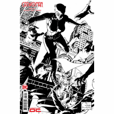 Catwoman # 57 (Incentive Black & White Connecting Variant)